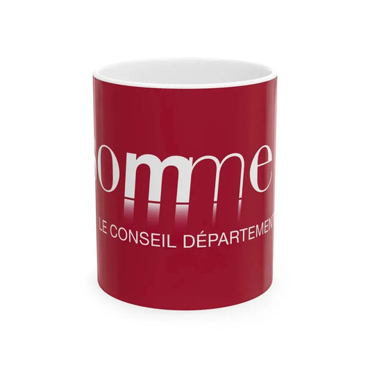 Flag of the Department of Somme Variant 2 (France) White Coffee Mug 11oz - Go Mug Yourself