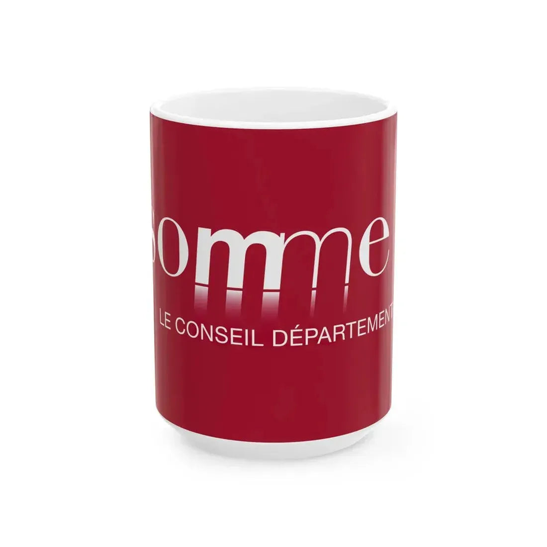 Flag of the Department of Somme Variant 2 (France) White Coffee Mug 15oz - Go Mug Yourself