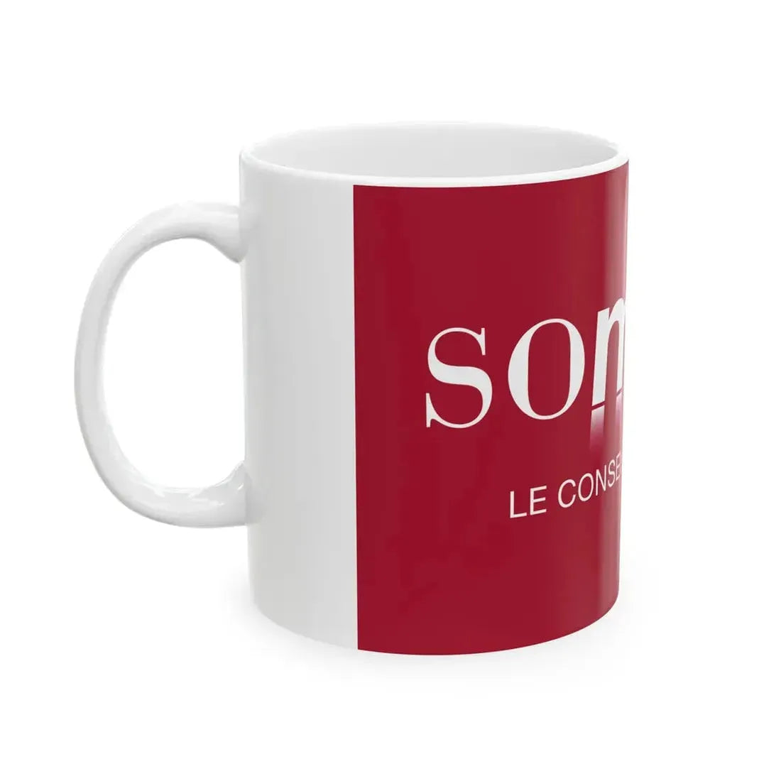 Flag of the Department of Somme Variant 2 (France) White Coffee Mug - Go Mug Yourself