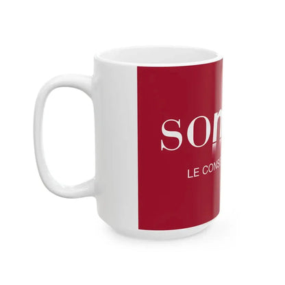 Flag of the Department of Somme Variant 2 (France) White Coffee Mug - Go Mug Yourself