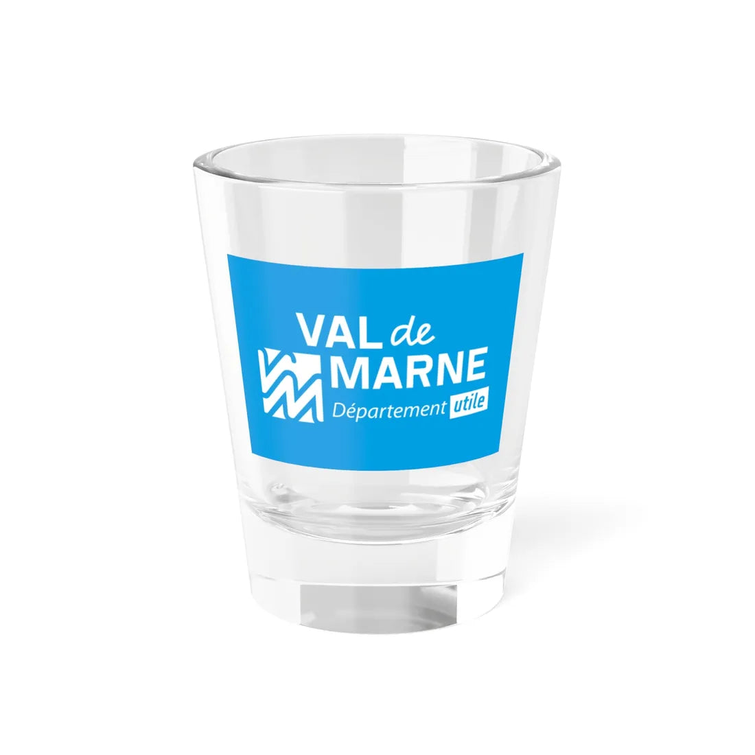 Flag of the Department of Val-de-Marne (France) Shot Glass 1.5oz 1.5oz - Go Mug Yourself