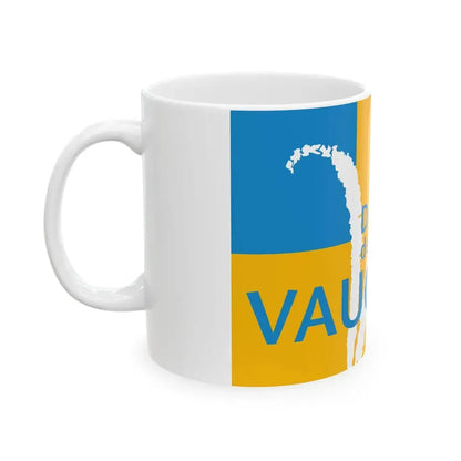 Flag of the Department of Vaucluse (France) White Coffee Mug - Go Mug Yourself