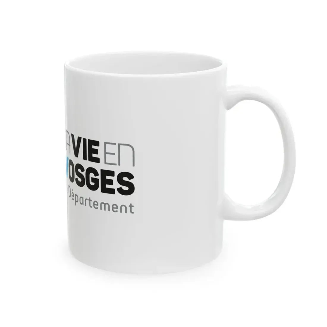 Flag of the Department of Vosges (France) White Coffee Mug - Go Mug Yourself
