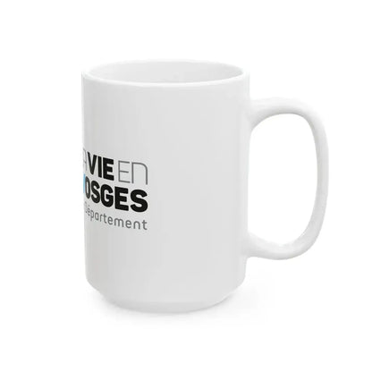 Flag of the Department of Vosges (France) White Coffee Mug - Go Mug Yourself