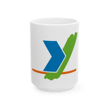 Flag of the Department of Yonne (France) White Coffee Mug 15oz - Go Mug Yourself