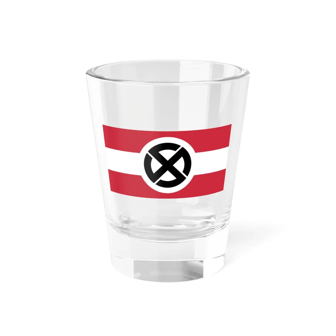 Flag of the Deutsche Jugend of Volksbund Hungary (Hungary) Shot Glass 1.5oz 1.5oz - Go Mug Yourself