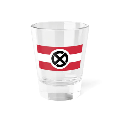 Flag of the Deutsche Jugend of Volksbund Hungary (Hungary) Shot Glass 1.5oz 1.5oz - Go Mug Yourself