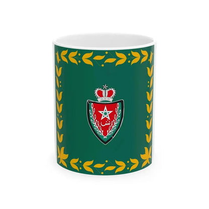 Flag of the DGSN (Morocco) White Coffee Mug 11oz - Go Mug Yourself