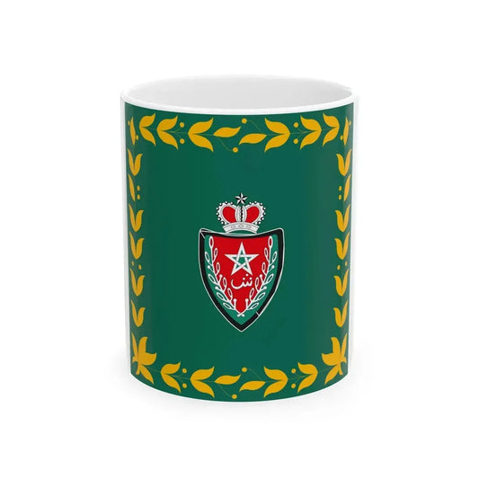 Flag of the DGSN (Morocco) White Coffee Mug 11oz - Go Mug Yourself