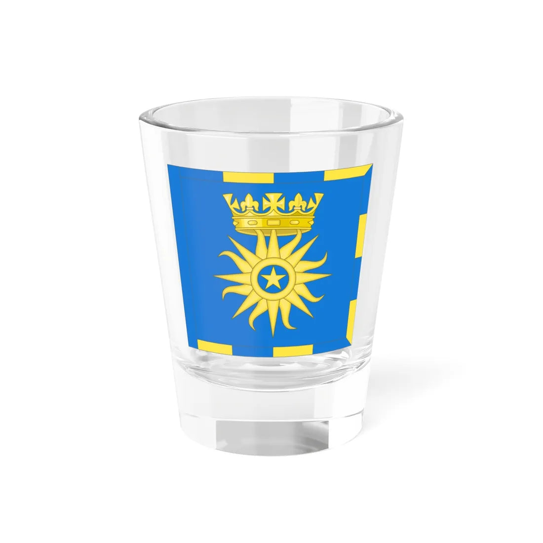 Flag of the Dingwall Pursuivant of Arms (Scotland) Shot Glass 1.5oz 1.5oz - Go Mug Yourself
