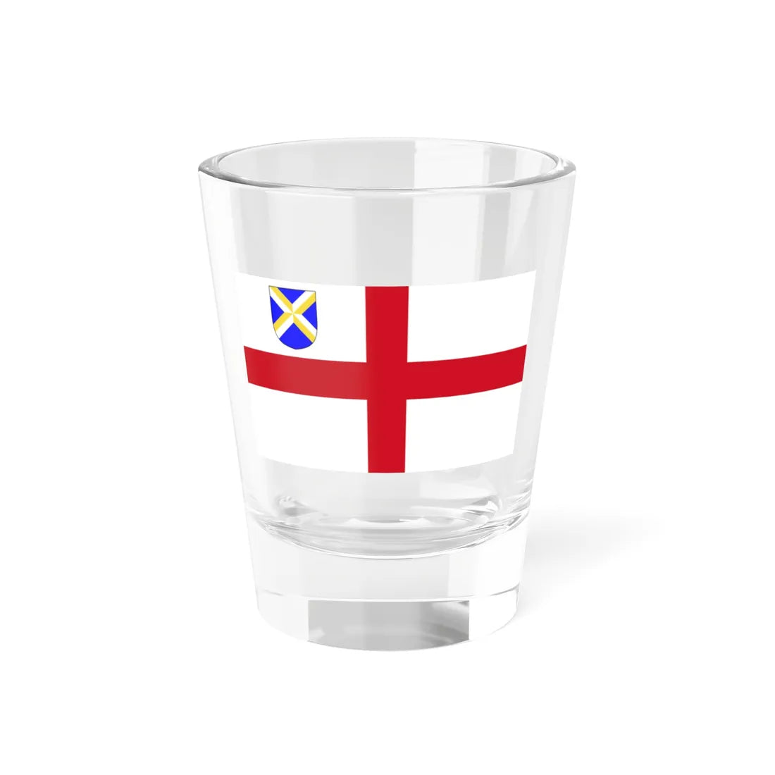 Flag of the Diocese of Bath and Wells (England) Shot Glass 1.5oz 1.5oz - Go Mug Yourself