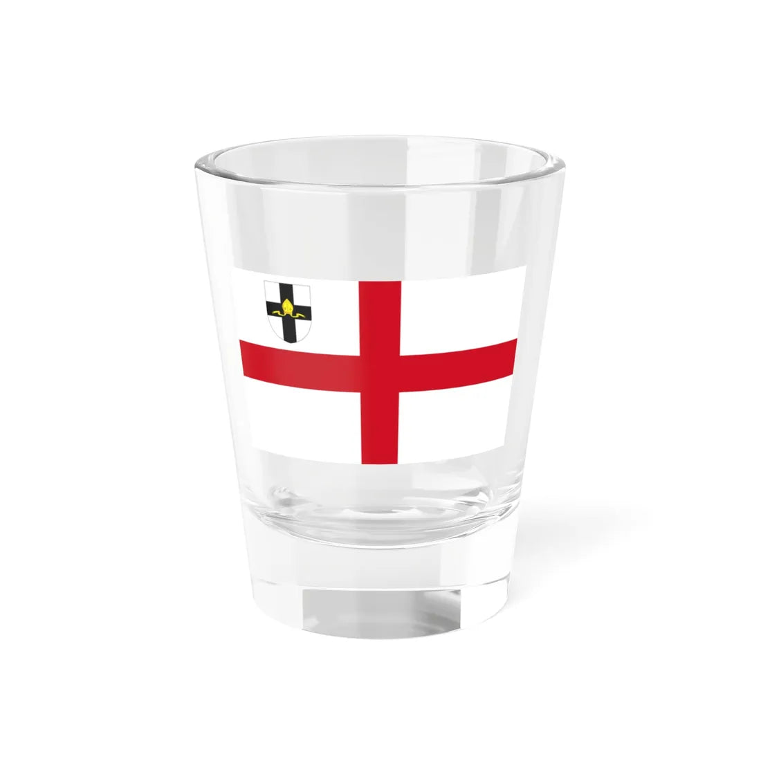 Flag of the Diocese of Carlisle (England) Shot Glass 1.5oz 1.5oz - Go Mug Yourself