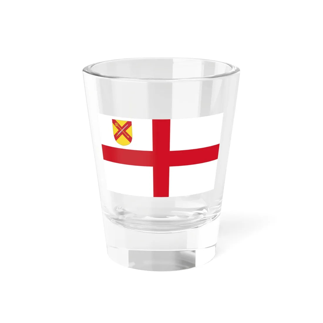 Flag of the Diocese of Chelmsford (England) Shot Glass 1.5oz 1.5oz - Go Mug Yourself
