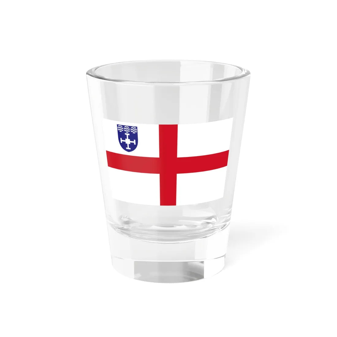 Flag of the Diocese of Derby (England) Shot Glass 1.5oz 1.5oz - Go Mug Yourself