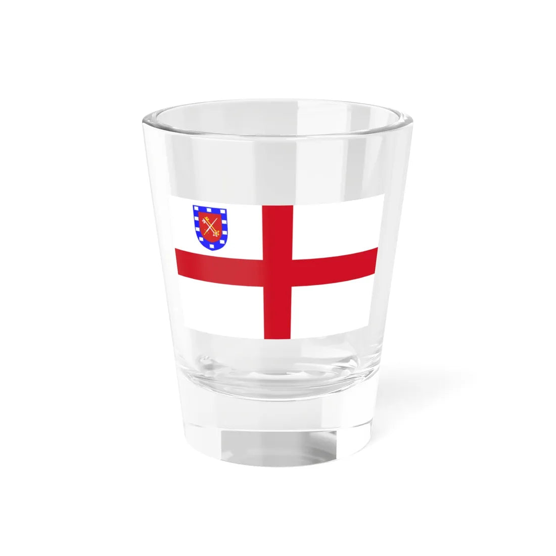 Flag of the Diocese of Guildford (England) Shot Glass 1.5oz 1.5oz - Go Mug Yourself
