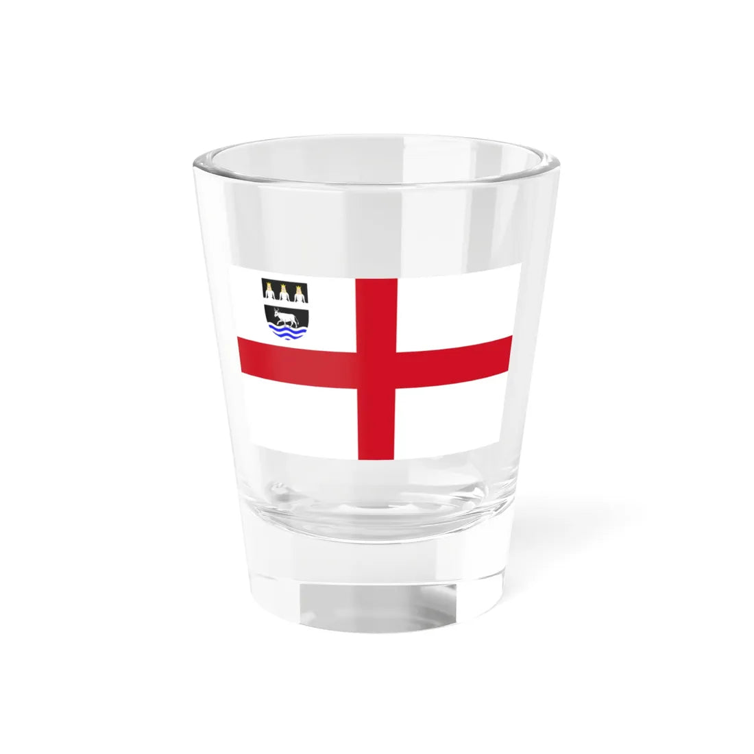 Flag of the Diocese of Oxford (England) Shot Glass 1.5oz 1.5oz - Go Mug Yourself