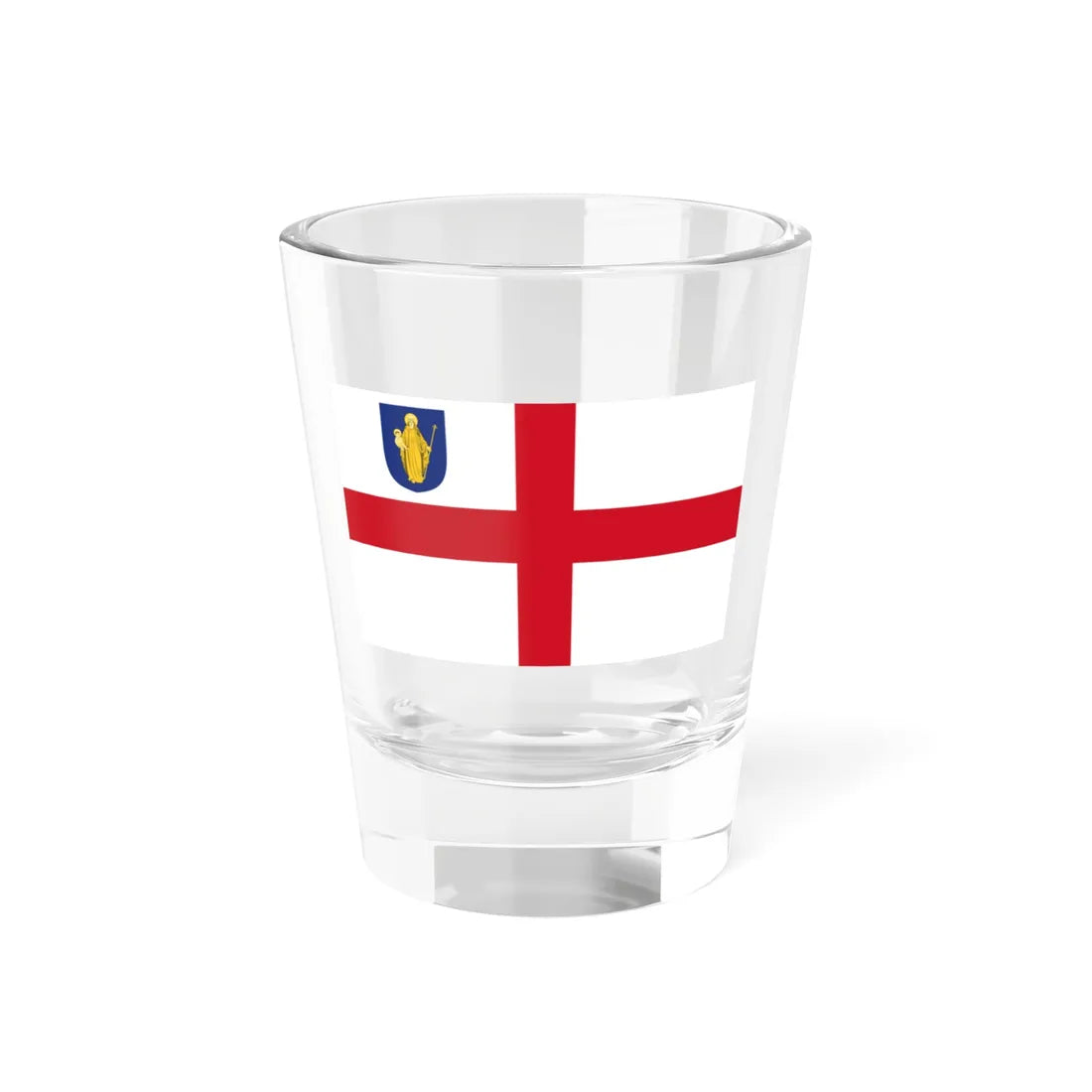 Flag of the Diocese of Salisbury (England) Shot Glass 1.5oz 1.5oz - Go Mug Yourself
