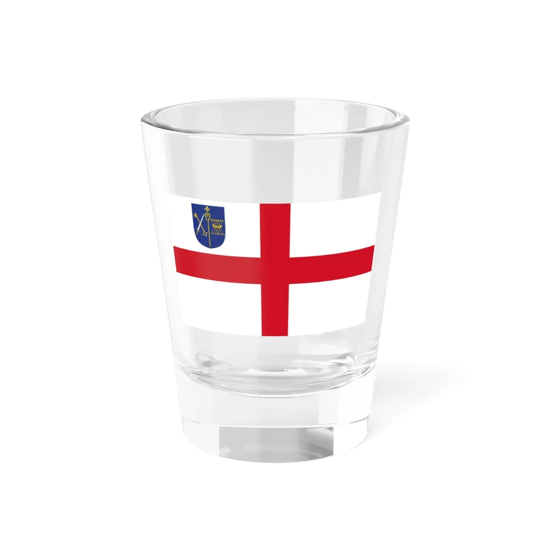 Flag of the Diocese of Sheffield (England) Shot Glass 1.5oz 1.5oz - Go Mug Yourself