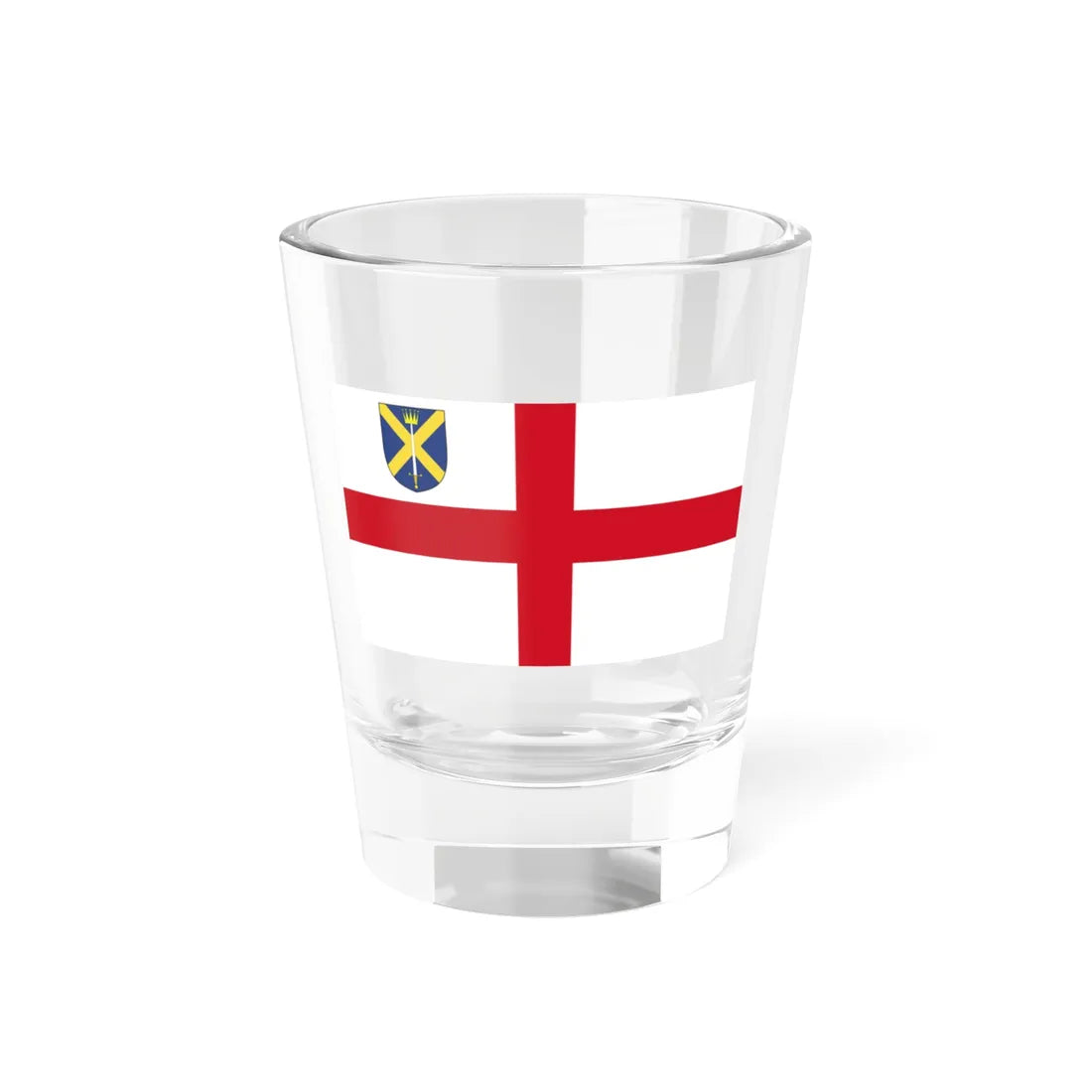 Flag of the Diocese of St Albans (England) Shot Glass 1.5oz 1.5oz - Go Mug Yourself