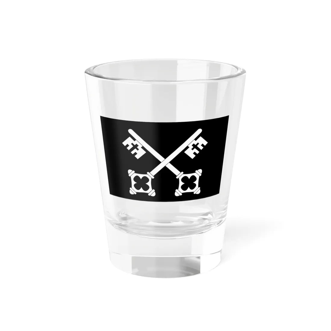 Flag of the Diocese of St Asaph (United Kingdom) Shot Glass 1.5oz 1.5oz - Go Mug Yourself