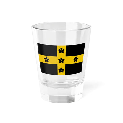 Flag of the Diocese of St Davids (United Kingdom) Shot Glass 1.5oz 1.5oz - Go Mug Yourself