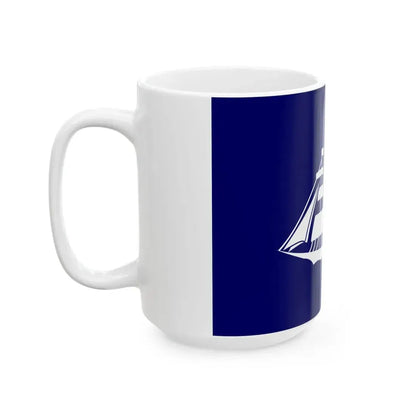 Flag of the Director of the Bureau of Marine Inspection and Navigation (United States) White Coffee Mug - Go Mug Yourself