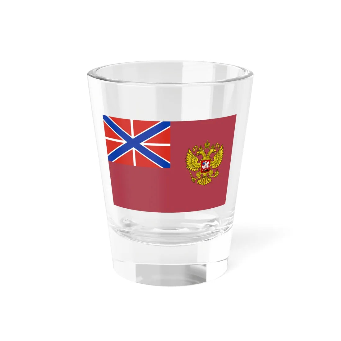 Flag of the Director of the National Guard of Russia (Russia) Shot Glass 1.5oz 1.5oz - Go Mug Yourself
