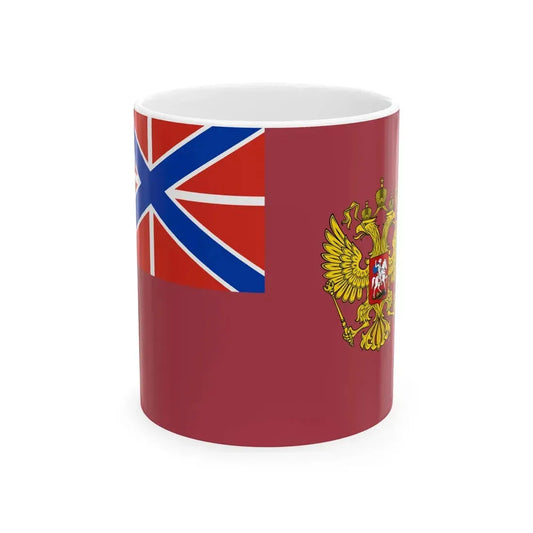 Flag of the Director of the National Guard of Russia (Russia) White Coffee Mug 11oz - Go Mug Yourself