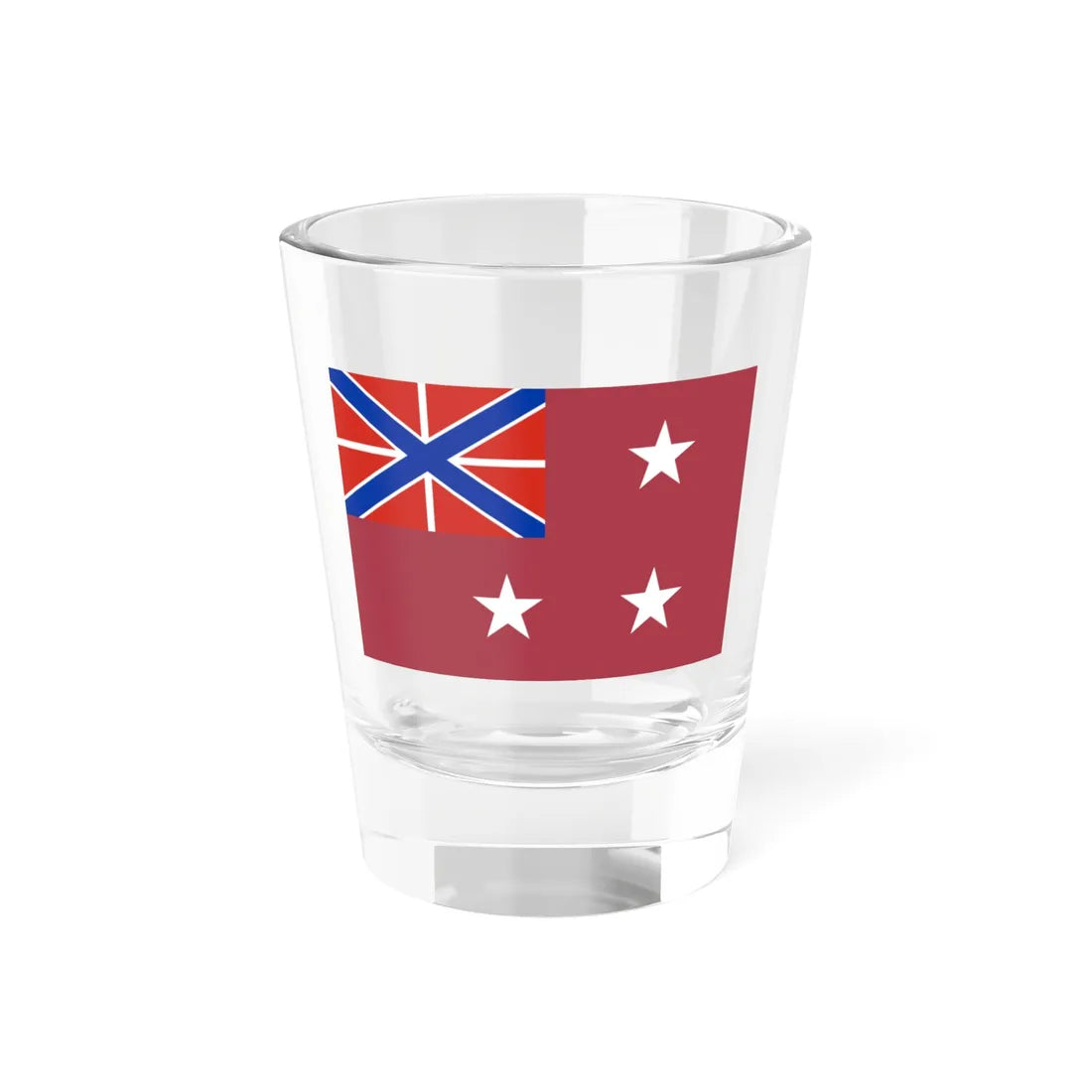 Flag of the District Commander of the National Guard of Russia (Russia) Shot Glass 1.5oz 1.5oz - Go Mug Yourself