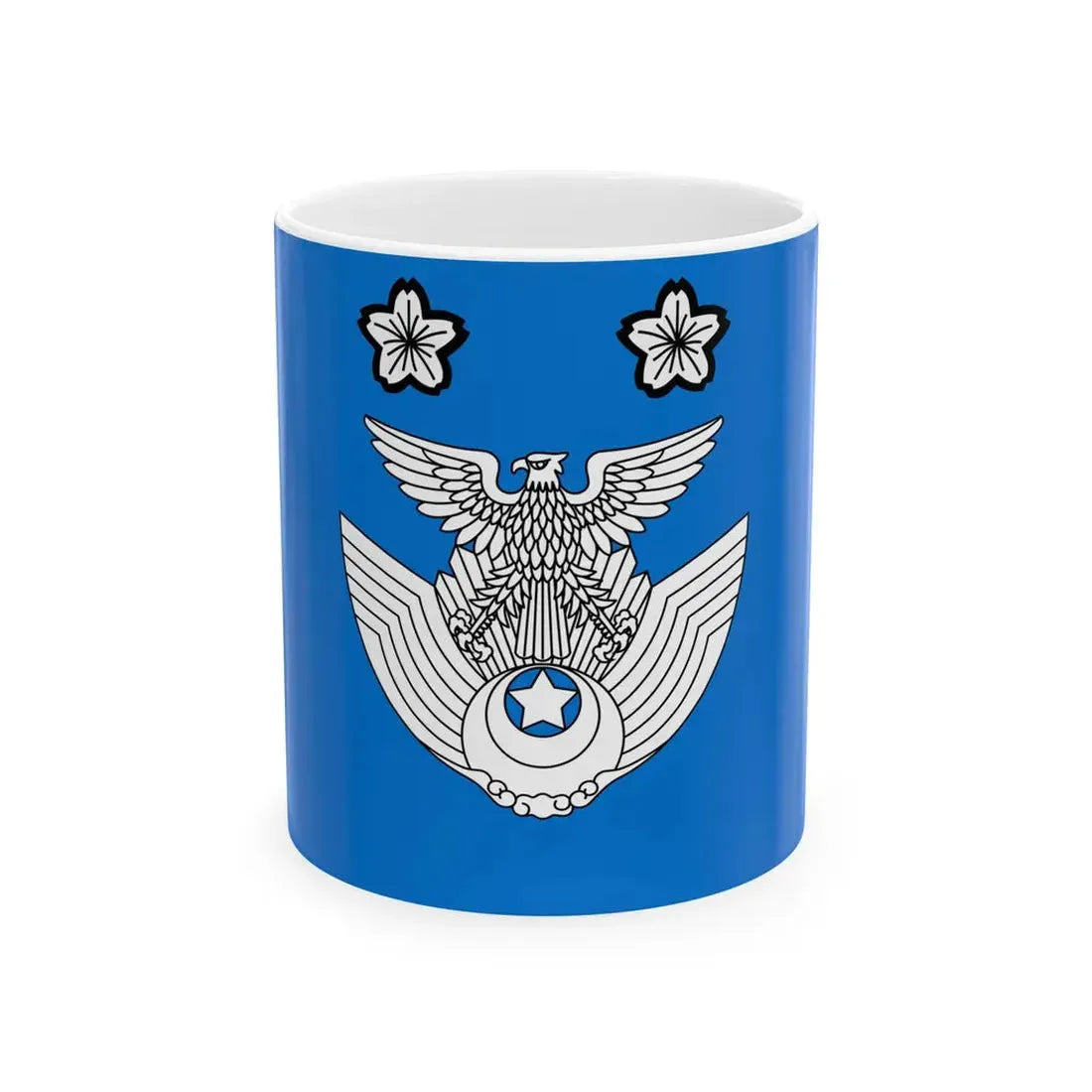 Flag of the Division Commander of the Air Self Defense Force Japan (Japan) White Coffee Mug 11oz - Go Mug Yourself