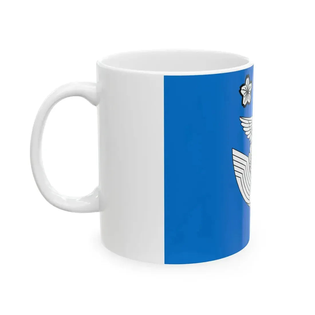 Flag of the Division Commander of the Air Self Defense Force Japan (Japan) White Coffee Mug - Go Mug Yourself