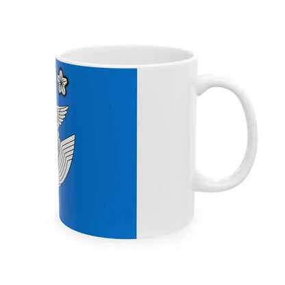 Flag of the Division Commander of the Air Self Defense Force Japan (Japan) White Coffee Mug - Go Mug Yourself