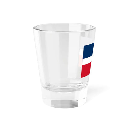 Flag of the Dominican Republic up to 1844 (Dominica) Shot Glass 1.5oz - Go Mug Yourself