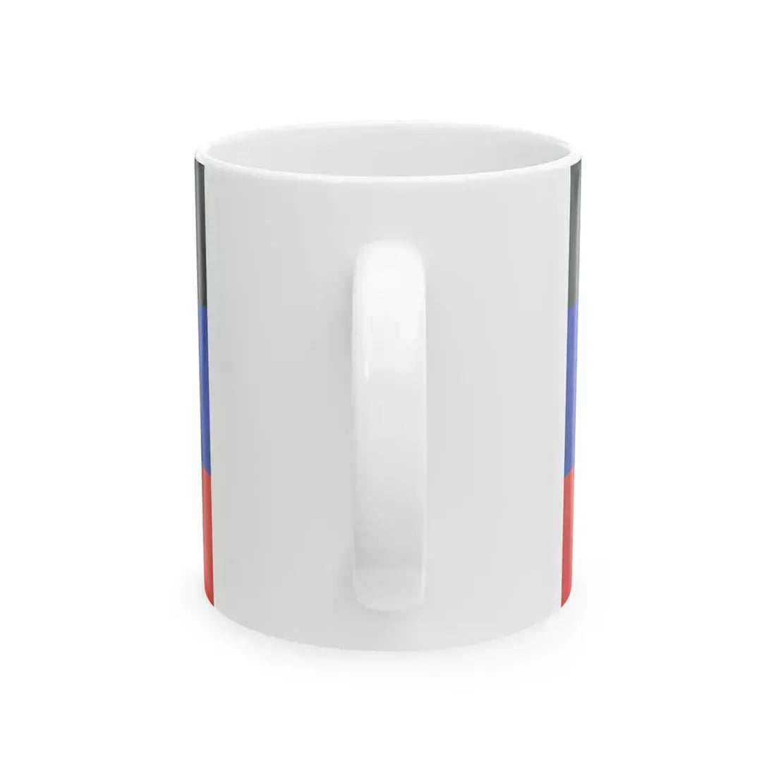 Flag of the Donetsk Republic Organisation (Russia) White Coffee Mug - Go Mug Yourself