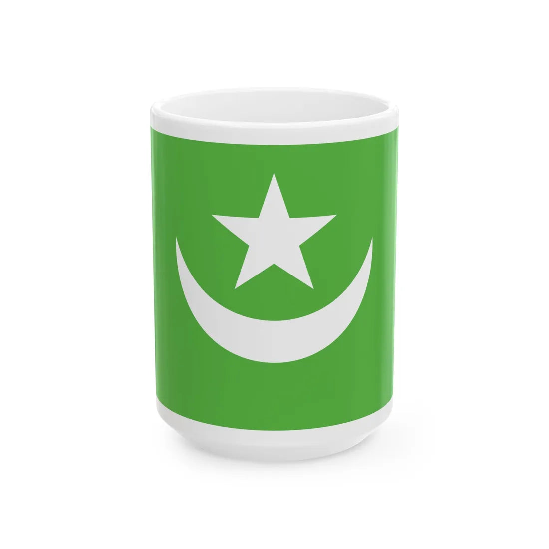Flag of the Drogheda Steam Packet Company (Ireland) White Coffee Mug 15oz - Go Mug Yourself