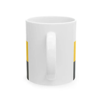 Flag of the DShRG Rusich (Russia) White Coffee Mug - Go Mug Yourself