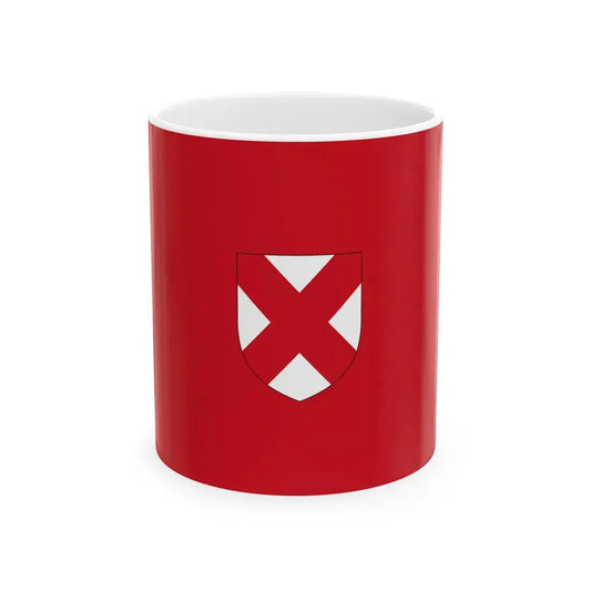 Flag of the Dublin Volunteers (Ireland) White Coffee Mug 11oz - Go Mug Yourself