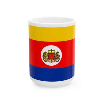 Flag of the Duchy of Arenburg c. 1771-1801 (Germany) White Coffee Mug 15oz - Go Mug Yourself