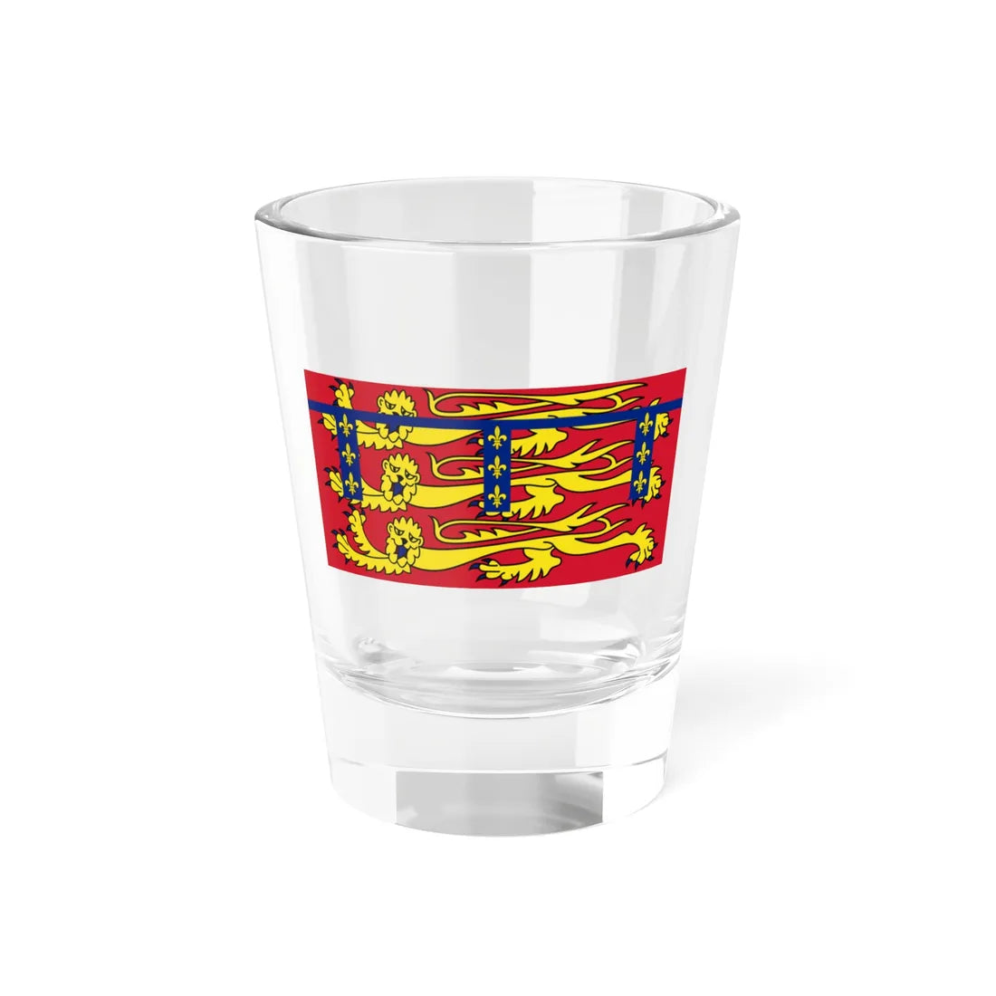 Flag of the Duchy of Lancaster (England) Shot Glass 1.5oz 1.5oz - Go Mug Yourself