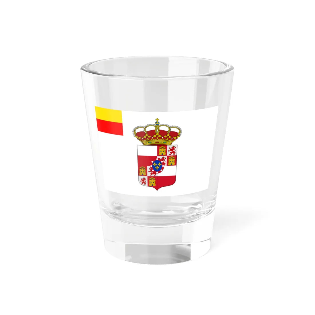 Flag of the Duchy of Lucca (Italy) Shot Glass 1.5oz 1.5oz - Go Mug Yourself