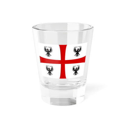 Flag of the Duchy of Mantua 1575-1707 (Italy) Shot Glass 1.5oz 1.5oz - Go Mug Yourself