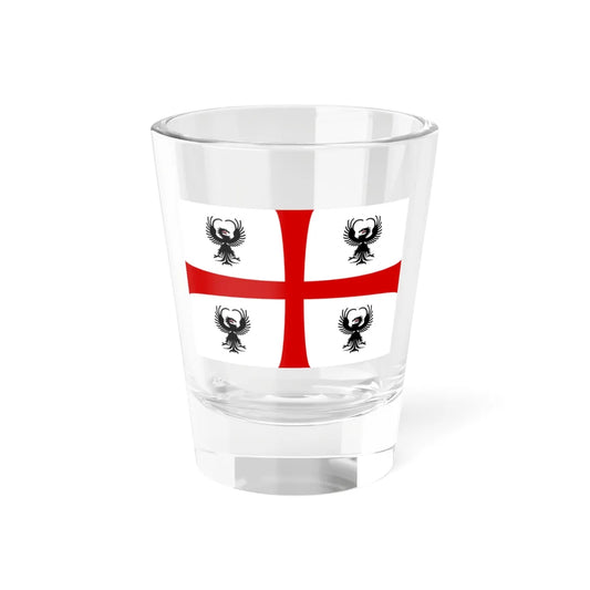 Flag of the Duchy of Mantua 1575-1707 (Italy) Shot Glass 1.5oz 1.5oz - Go Mug Yourself
