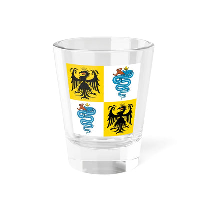 Flag of the Duchy of Milan 1450 (Italy) Shot Glass 1.5oz 1.5oz - Go Mug Yourself