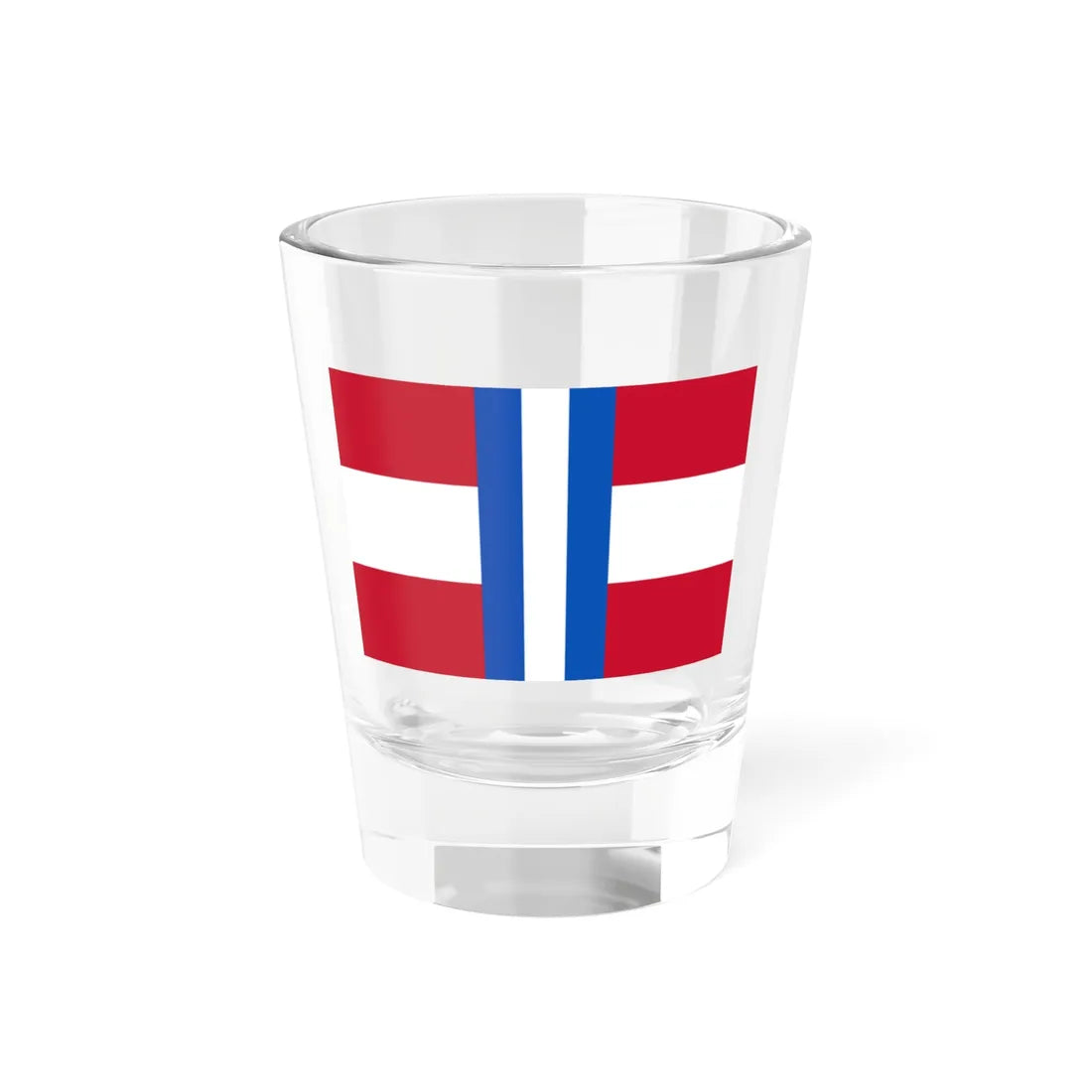 Flag of the Duchy of Modena (Italy) Shot Glass 1.5oz 1.5oz - Go Mug Yourself