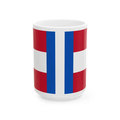 Flag of the Duchy of Modena (Italy) White Coffee Mug 15oz - Go Mug Yourself