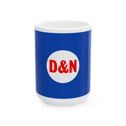 Flag of the Dundalk and Newry Steam Packet Company (Ireland) White Coffee Mug 15oz - Go Mug Yourself