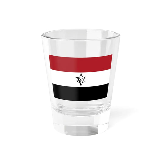 Flag of the Dutch East India Company Amsterdam Chamber (Netherlands) Shot Glass 1.5oz 1.5oz - Go Mug Yourself
