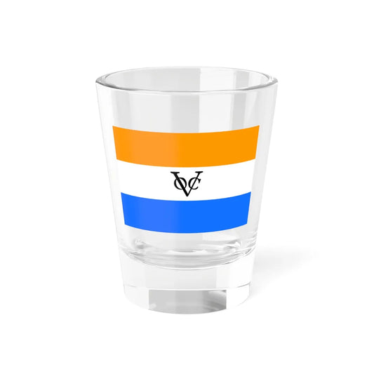 Flag of the Dutch East India Company Prinsenvlag (Netherlands) Shot Glass 1.5oz 1.5oz - Go Mug Yourself