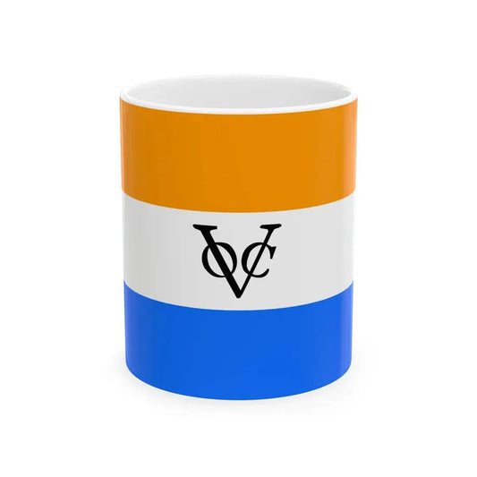 Flag of the Dutch East India Company Prinsenvlag (Netherlands) White Coffee Mug 11oz - Go Mug Yourself