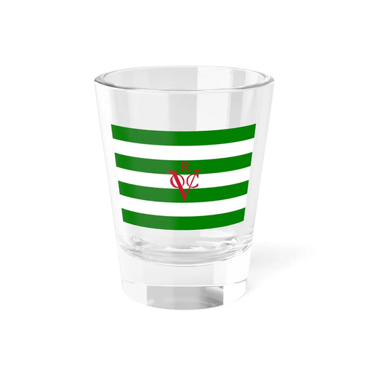Flag of the Dutch East India Company Rotterdam Chamber (Netherlands) Shot Glass 1.5oz 1.5oz - Go Mug Yourself